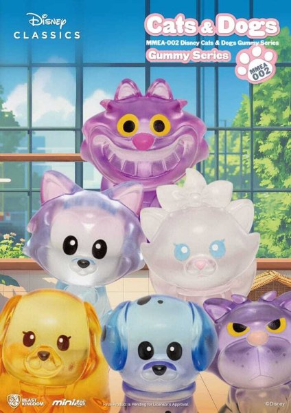 Disney Katten & Honden figuurtje Blind Box - Mini Egg Attack Gummy Series 3 cm