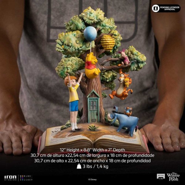 Deluxe Art Scale Winnie de Pooh en vrienden (100e jubileum) 31 cm - Iron Studios Disney Classics