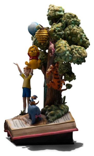 Deluxe Art Scale Winnie de Pooh en vrienden (100e jubileum) 31 cm - Iron Studios Disney Classics