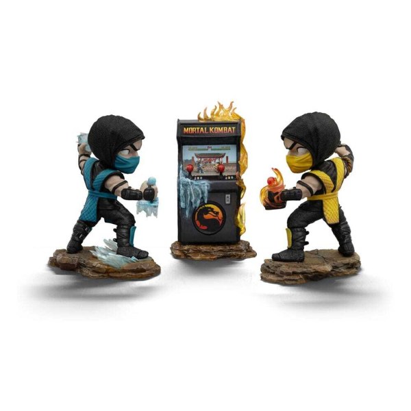 Mini Co. Scorpion vs. Subzero Arcade, set van 2 figuren van 15 cm - Iron Studios Mortal Kombat