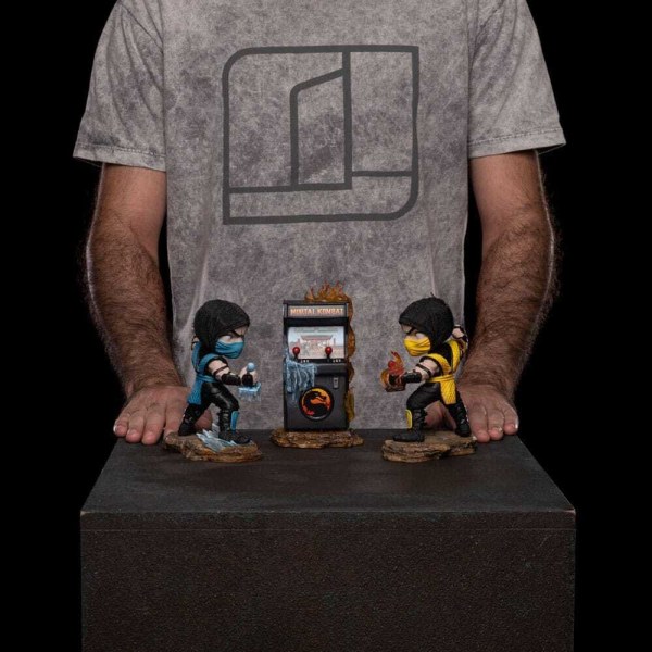 Mini Co. Scorpion vs. Subzero Arcade, set van 2 figuren van 15 cm - Iron Studios Mortal Kombat