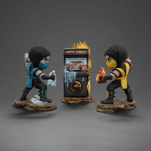 Mini Co. Scorpion vs. Subzero Arcade, set van 2 figuren van 15 cm - Iron Studios Mortal Kombat