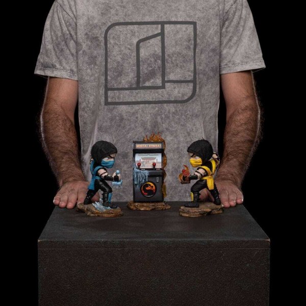 Mini Co. Scorpion vs. Subzero Arcade, set van 2 figuren van 15 cm - Iron Studios Mortal Kombat