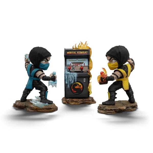 Mini Co. Scorpion vs. Subzero Arcade, set van 2 figuren van 15 cm - Iron Studios Mortal Kombat