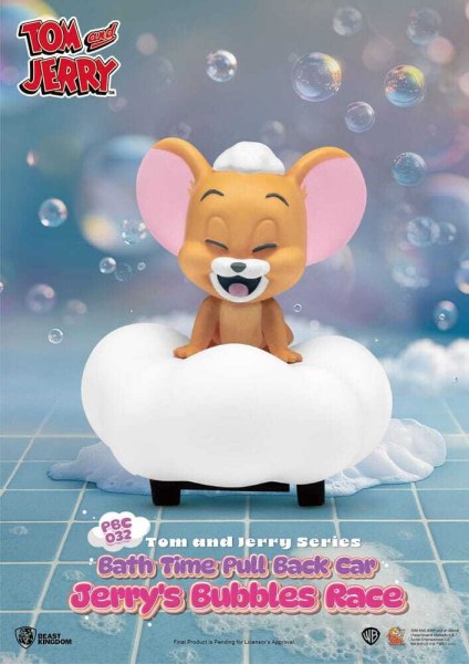 Tom & Jerry Pull Back Car Series 6-Pack Wrijvingsaangedreven Cars Badtijd Verrassingsdoos