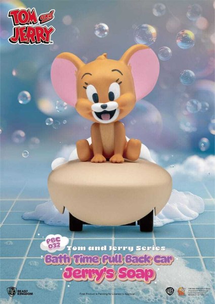 Tom & Jerry Pull Back Car Series 6-Pack Wrijvingsaangedreven Cars Badtijd Verrassingsdoos