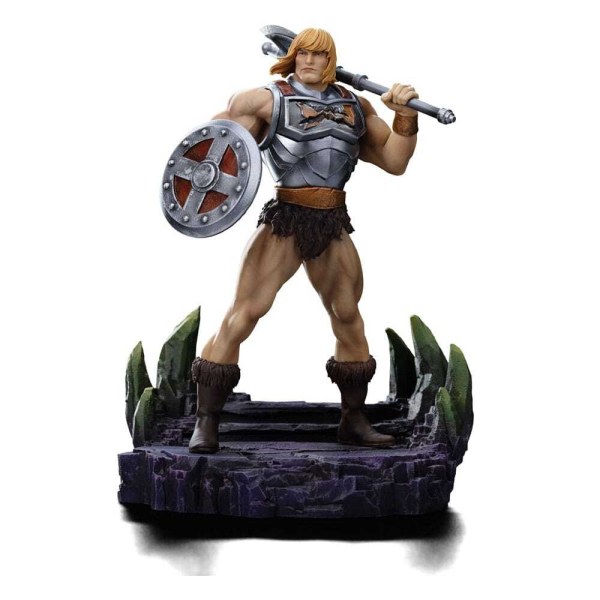 Masters of the Universe beeldje 1/10 Art Scale He-Man Battle Armor versie 23 cm