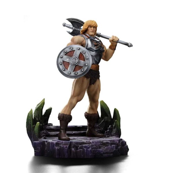 Masters of the Universe beeldje 1/10 Art Scale He-Man Battle Armor versie 23 cm