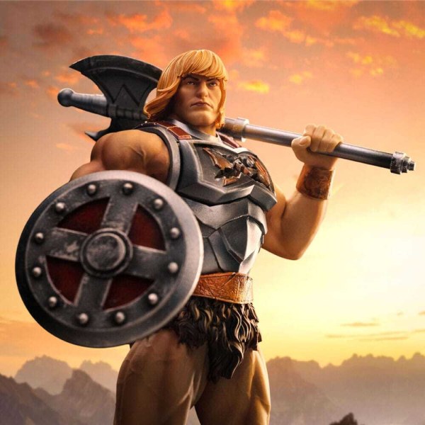 Masters of the Universe beeldje 1/10 Art Scale He-Man Battle Armor versie 23 cm