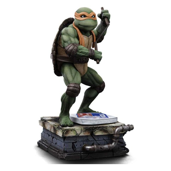 Teenage Mutant Ninja Turtles beeldje op schaal 1/10, Art Scale Michelangelo, 19 cm