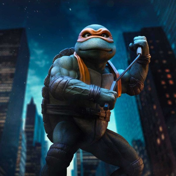 Teenage Mutant Ninja Turtles beeldje op schaal 1/10, Art Scale Michelangelo, 19 cm