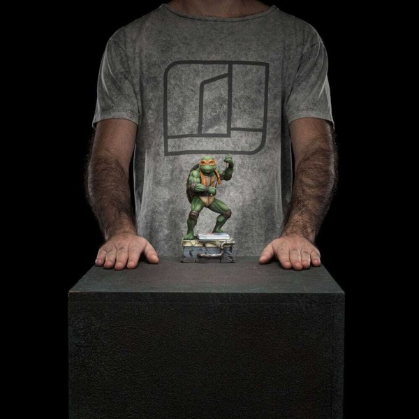 Teenage Mutant Ninja Turtles beeldje op schaal 1/10, Art Scale Michelangelo, 19 cm