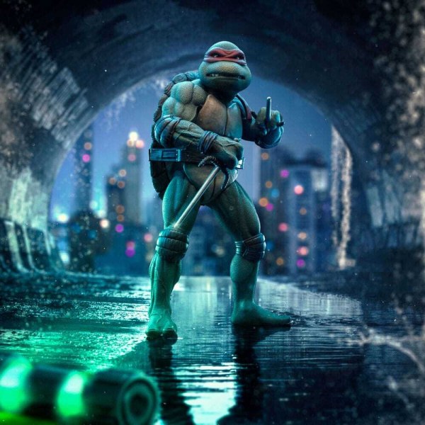Teenage Mutant Ninja Turtles-beeldje op schaal 1/10 van Art Scale Raphael, 21 cm.