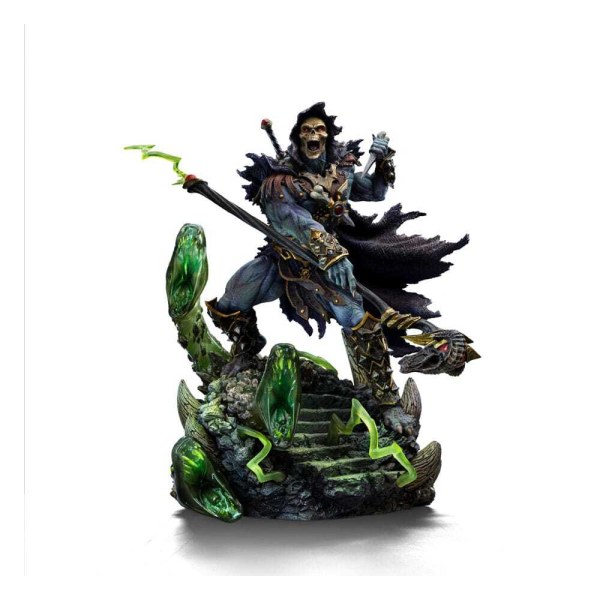 Beeldje Meesters van het Universum 1/10 Art Scale Deluxe Skeletor Losgelaten 23 cm