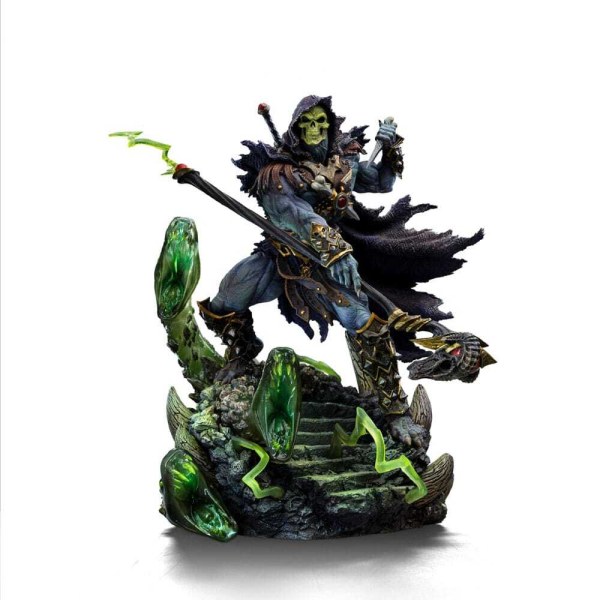 Beeldje Meesters van het Universum 1/10 Art Scale Deluxe Skeletor Losgelaten 23 cm