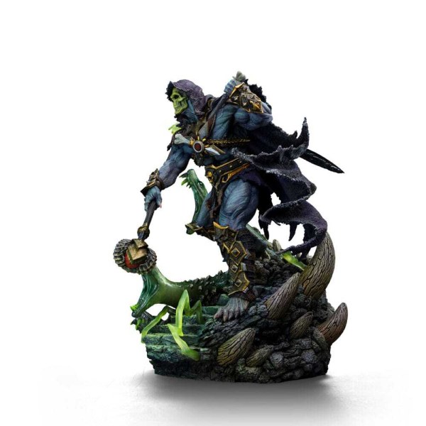 Beeldje Meesters van het Universum 1/10 Art Scale Deluxe Skeletor Losgelaten 23 cm