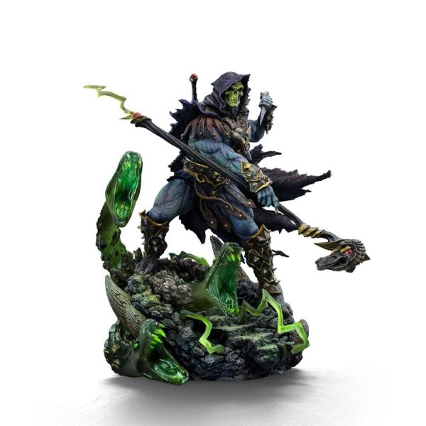 Beeldje Meesters van het Universum 1/10 Art Scale Deluxe Skeletor Losgelaten 23 cm