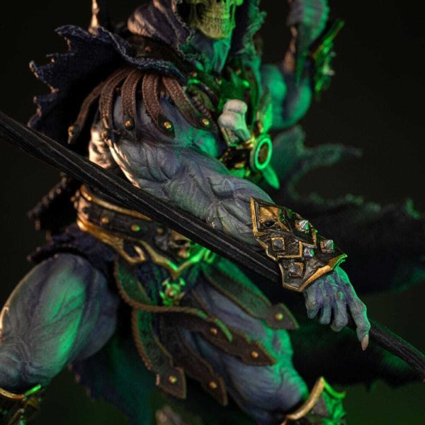 Beeldje Meesters van het Universum 1/10 Art Scale Deluxe Skeletor Losgelaten 23 cm