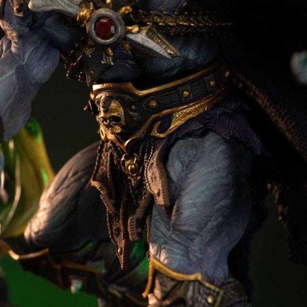 Beeldje Meesters van het Universum 1/10 Art Scale Deluxe Skeletor Losgelaten 23 cm