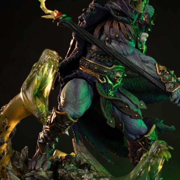 Beeldje Meesters van het Universum 1/10 Art Scale Deluxe Skeletor Losgelaten 23 cm