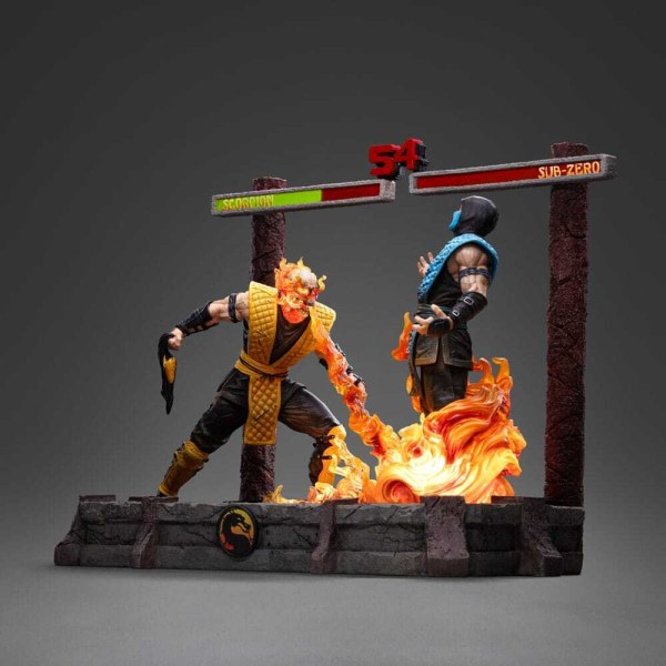 Mortal Kombat beeldje 1/10 Deluxe Art Scale Scorpion Fatality 27 cm