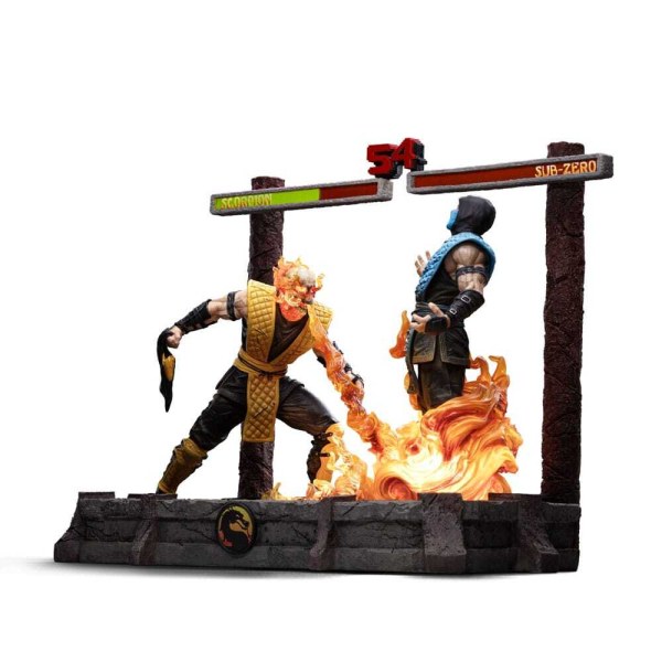 Mortal Kombat beeldje 1/10 Deluxe Art Scale Scorpion Fatality 27 cm