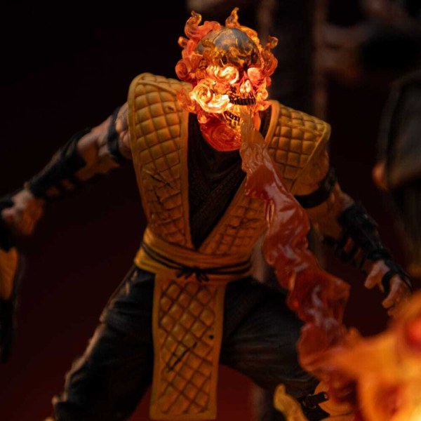 Mortal Kombat beeldje 1/10 Deluxe Art Scale Scorpion Fatality 27 cm
