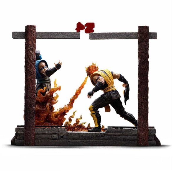 Mortal Kombat beeldje 1/10 Deluxe Art Scale Scorpion Fatality 27 cm