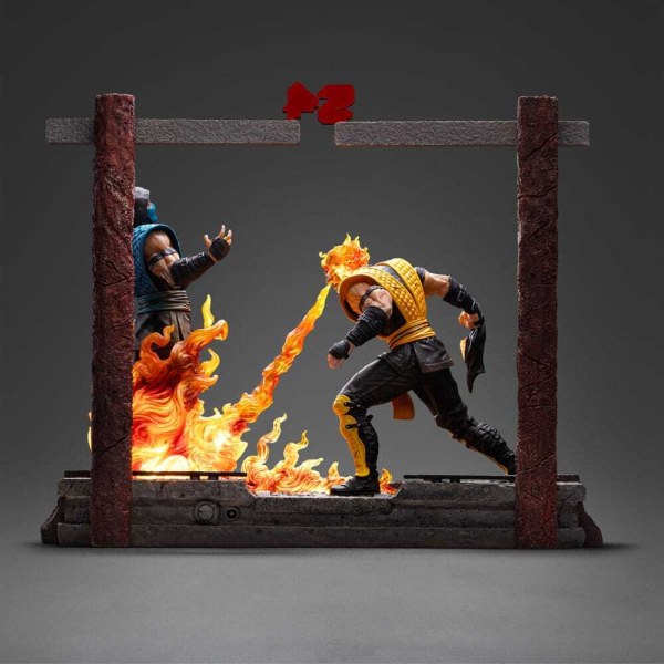 Mortal Kombat beeldje 1/10 Deluxe Art Scale Scorpion Fatality 27 cm