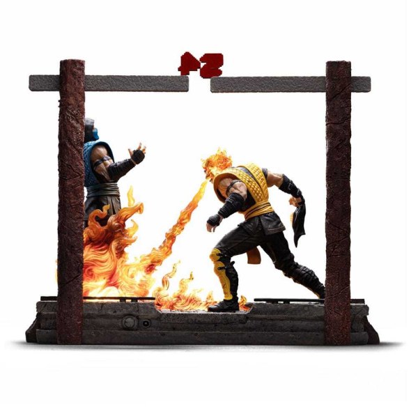 Mortal Kombat beeldje 1/10 Deluxe Art Scale Scorpion Fatality 27 cm