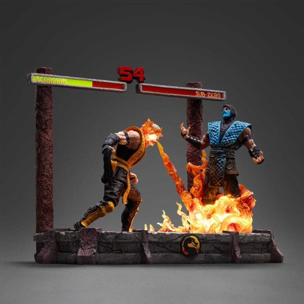 Mortal Kombat beeldje 1/10 Deluxe Art Scale Scorpion Fatality 27 cm