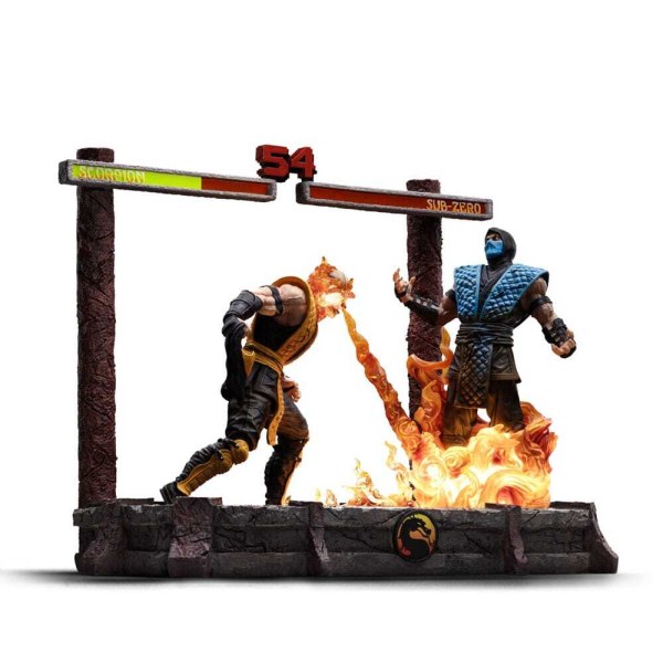 Mortal Kombat beeldje 1/10 Deluxe Art Scale Scorpion Fatality 27 cm
