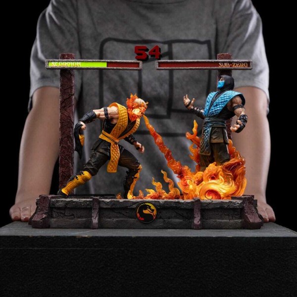 Mortal Kombat beeldje 1/10 Deluxe Art Scale Scorpion Fatality 27 cm