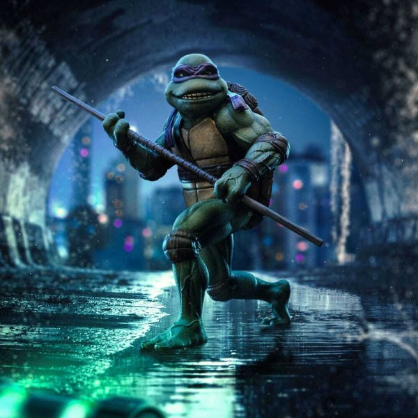 Teenage Mutant Ninja Turtles beeldje op Art Scale 1/10 van Donatello, 18 cm.