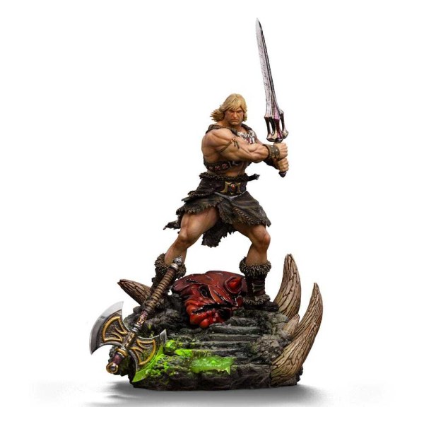 Beeldje Meesters van het Universum 1/10 Art Scale Deluxe He-Man Losgelaten 34 cm