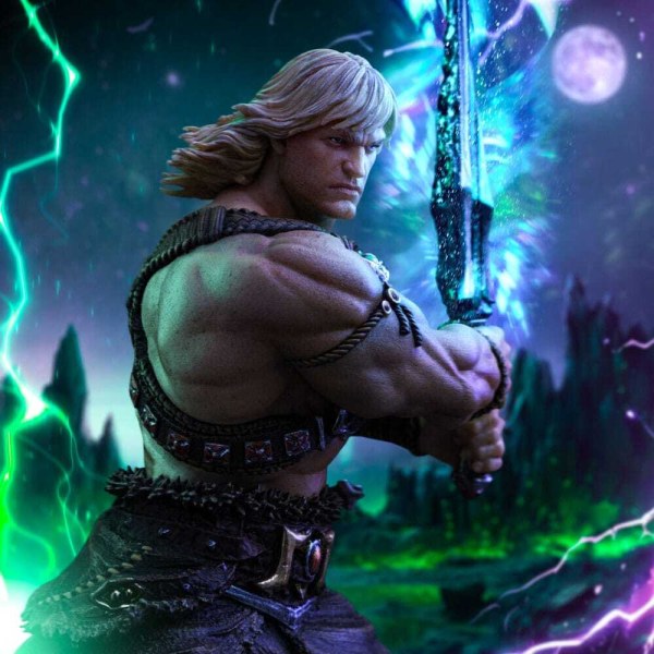 Beeldje Meesters van het Universum 1/10 Art Scale Deluxe He-Man Losgelaten 34 cm