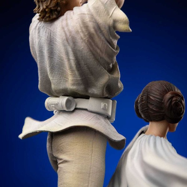 Star Wars beeldje 1/10 Deluxe Art Scale Luke en Leia 41 cm
