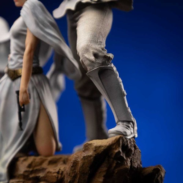 Star Wars beeldje 1/10 Deluxe Art Scale Luke en Leia 41 cm
