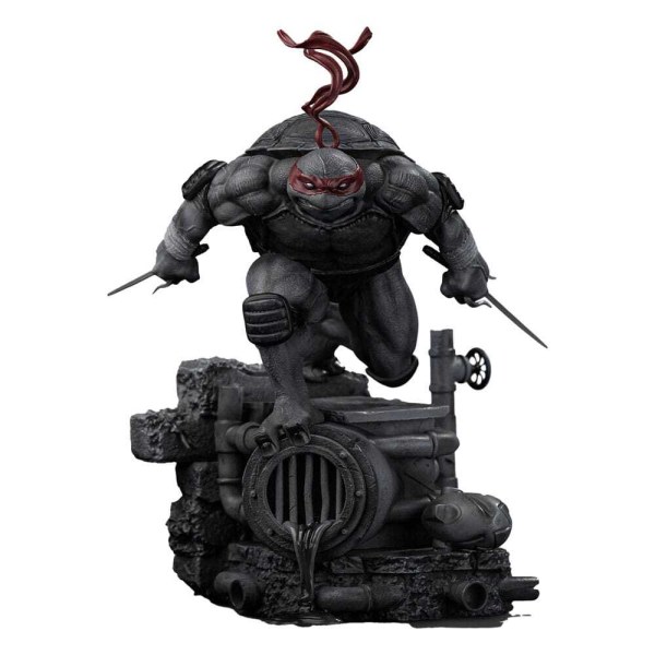 Ninja Turtles beeldje 1/10 Art Scale Raphael Zwart-wit variant 26 cm