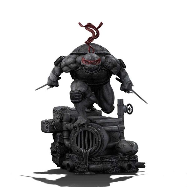Ninja Turtles beeldje 1/10 Art Scale Raphael Zwart-wit variant 26 cm