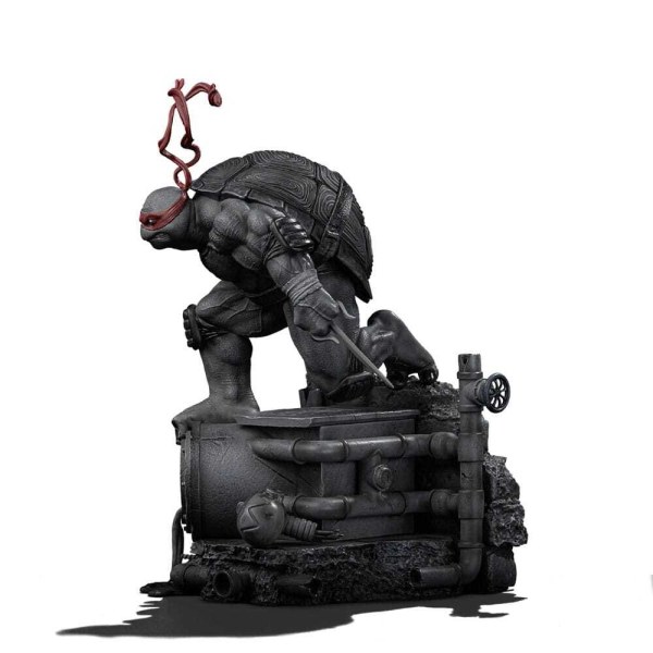 Ninja Turtles beeldje 1/10 Art Scale Raphael Zwart-wit variant 26 cm