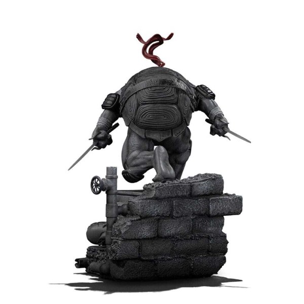 Ninja Turtles beeldje 1/10 Art Scale Raphael Zwart-wit variant 26 cm