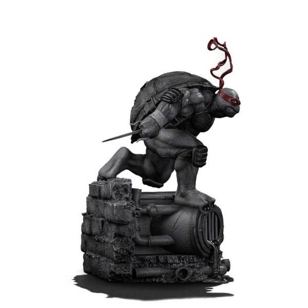 Ninja Turtles beeldje 1/10 Art Scale Raphael Zwart-wit variant 26 cm