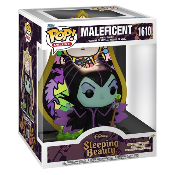 FUNKO POP Deluxe! 1610 Maleficent Glas-in-lood - Disney Villains