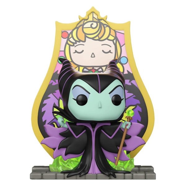 FUNKO POP Deluxe! 1610 Maleficent Glas-in-lood - Disney Villains