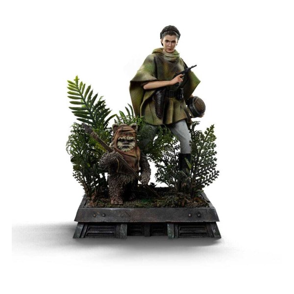 Star Wars Episode VI Art Scale Statue 1/10 Leia en Wicket 21 cm