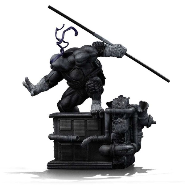 Ninja Turtles beeldje 1/10 Art Scale Donatello Zwart-wit variant 26 cm
