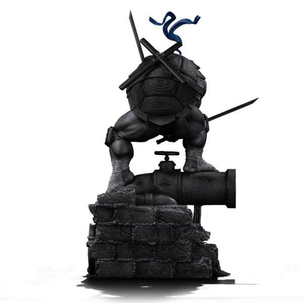 Ninja Turtles beeldje 1/10 Art Scale Leonardo Zwart-wit variant 26 cm