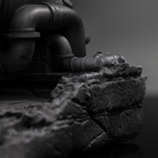 Ninja Turtles beeldje 1/10 Art Scale Leonardo Zwart-wit variant 26 cm