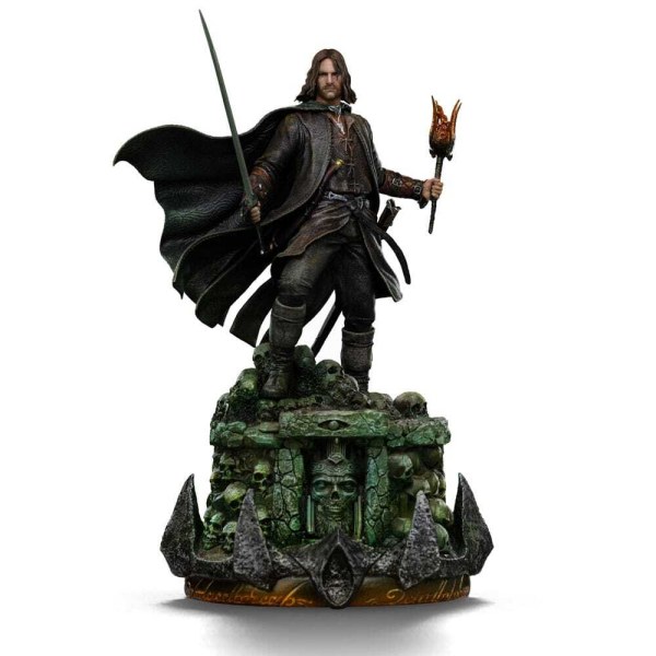 Het Aragorn Unleashed standbeeld uit Lord of the Rings, Art Scale 1/10, 31 cm.
